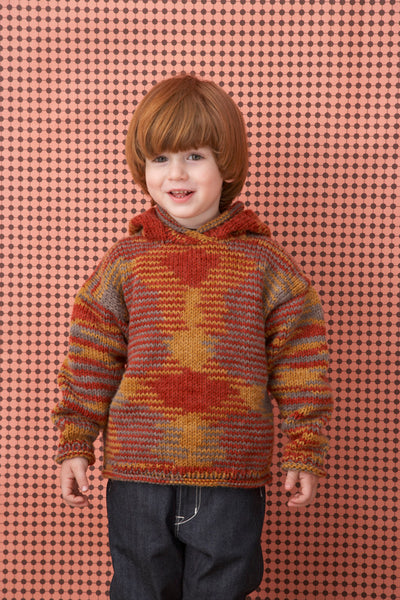 Hooded Sweater Pattern (Knit) - Version 1 – Lion Brand Yarn