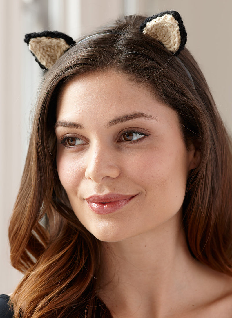 Kitty Cat Headbands Pattern (Knit)
