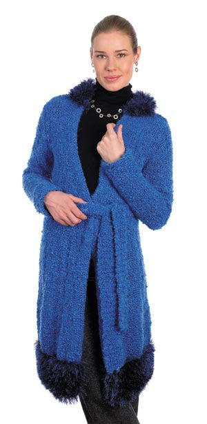 Knit Blue Note Coat Pattern (Knit)