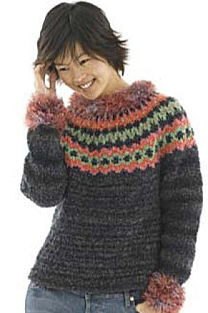Knit Ideal Icelandic Sweater – Lion Brand Yarn