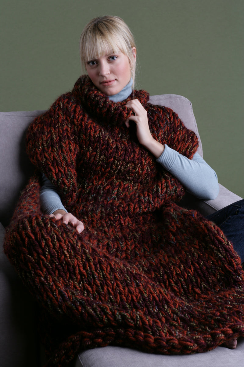 Knit Sweater Blanket Pattern (Knit)