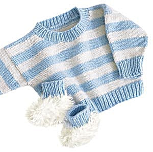 Sweet Stripes Sweater Set (Knit)