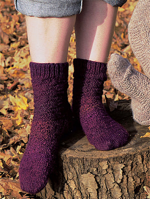 Knitted Berry Patch Socks Pattern (Knit)