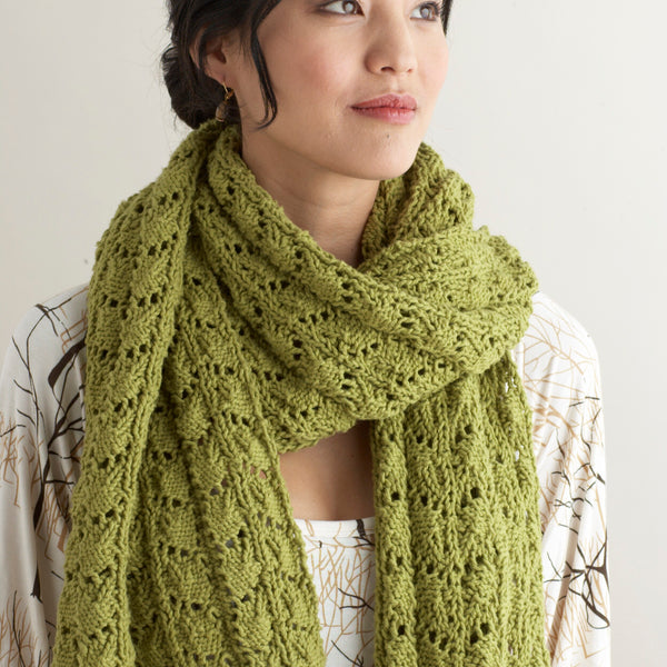 小物 tenderloin cotton stole Lacy Stole Pattern (Knit) - Version 2 – Lion Brand Yarn