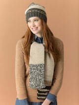 Level 2 - Easy Knit Scarf & Hat - Version 6 thumbnail
