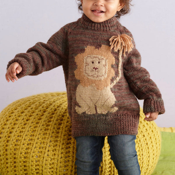 Lion Pullover Pattern (Knit) – Lion Brand Yarn