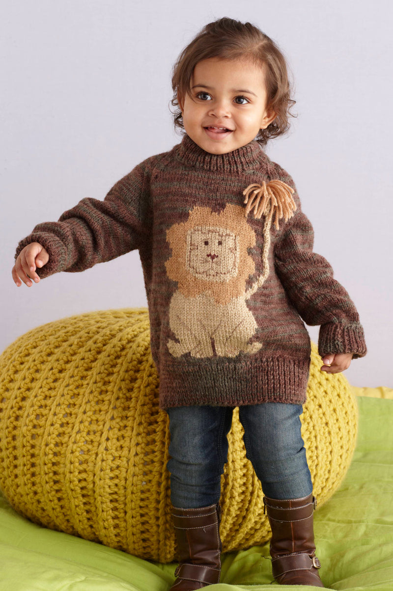 Lion Pullover Pattern (Knit)