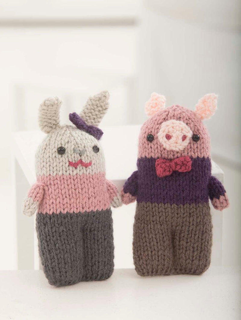 Little Pig And Bunny Pattern (Knit)