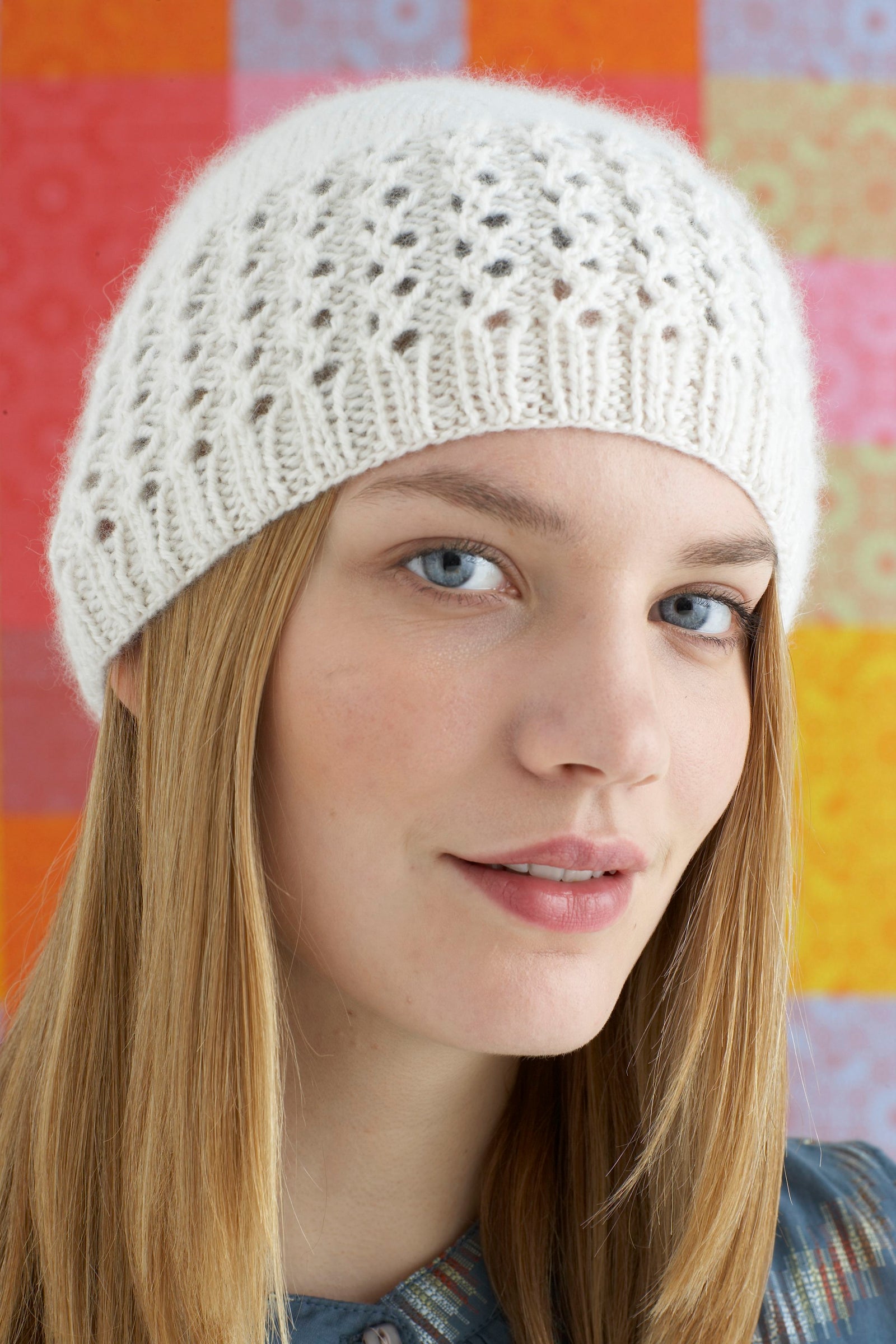 Lovely Lace Cap (Knit) – Lion Brand Yarn