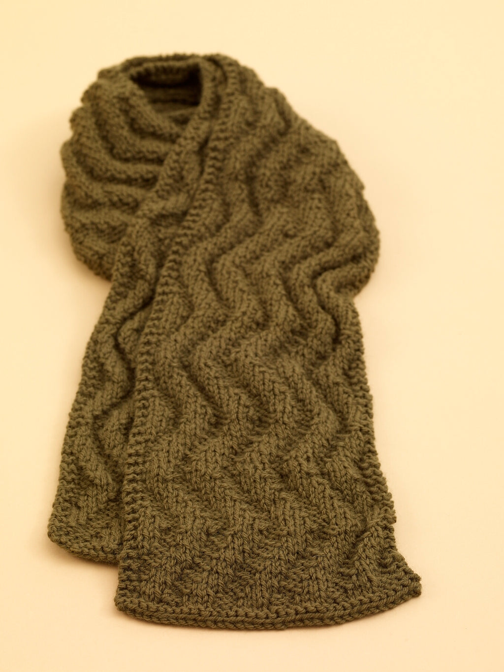 The Knotty Ones Rib Scarf