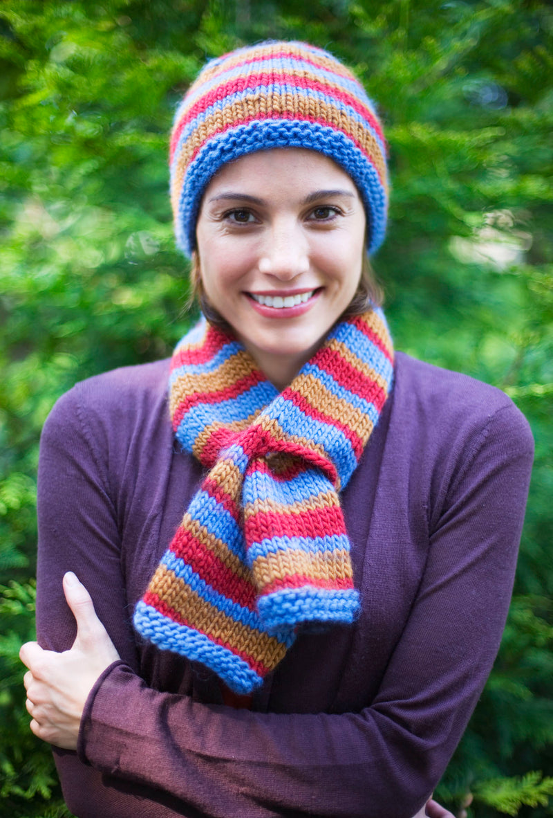 Midday Hat And Scarf Set (Knit)