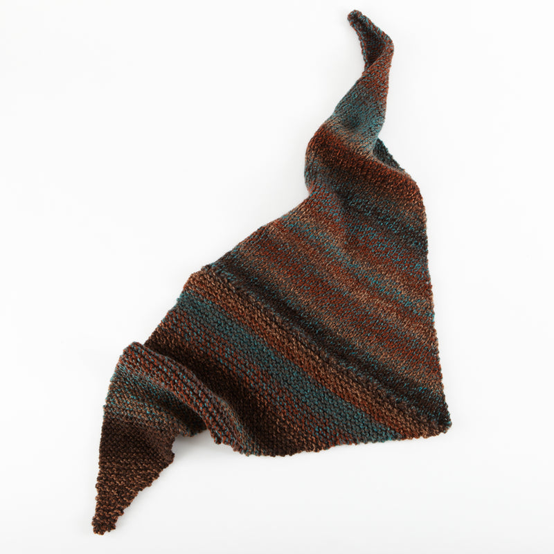 Mixed Triangle Scarf (Knit)