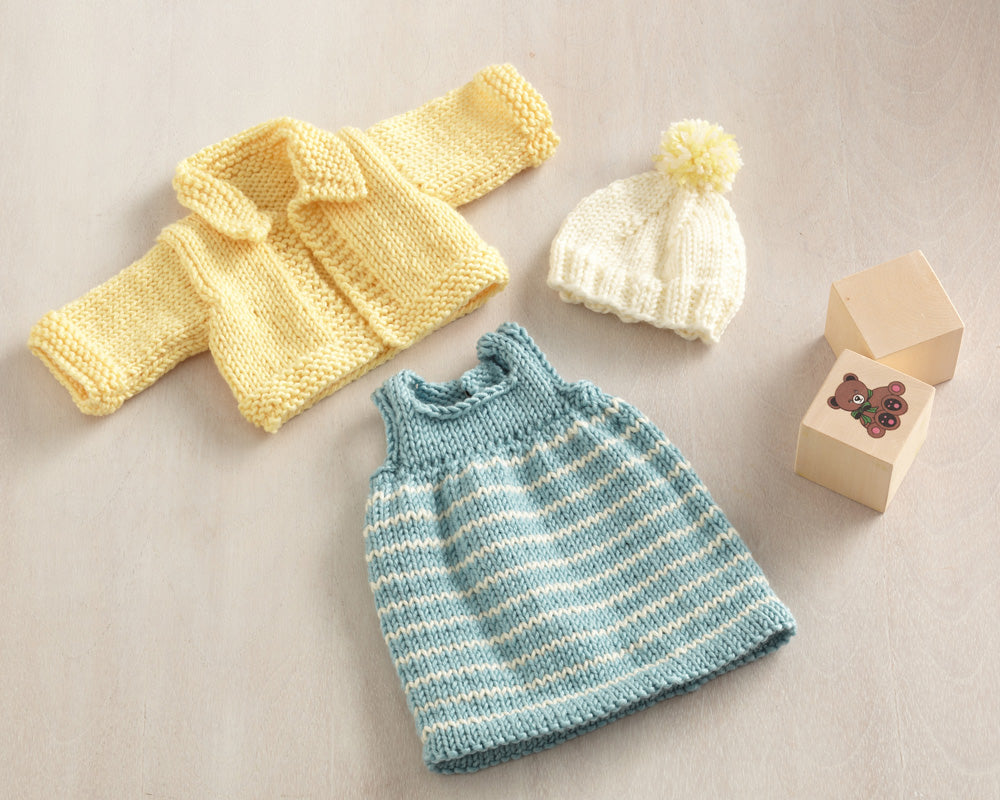Olivia Doll Outfit Dress Jacket and Hat Pattern (Knit) Olivia Doll Outfit Dress Jacket and Hat Pattern (Knit)
