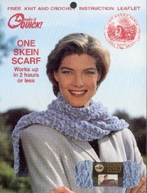 One Skein Knitted Scarf Pattern