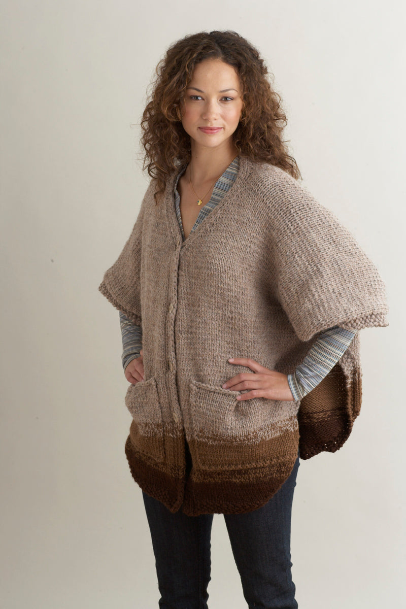 Over Easy Poncho Pattern (Knit)