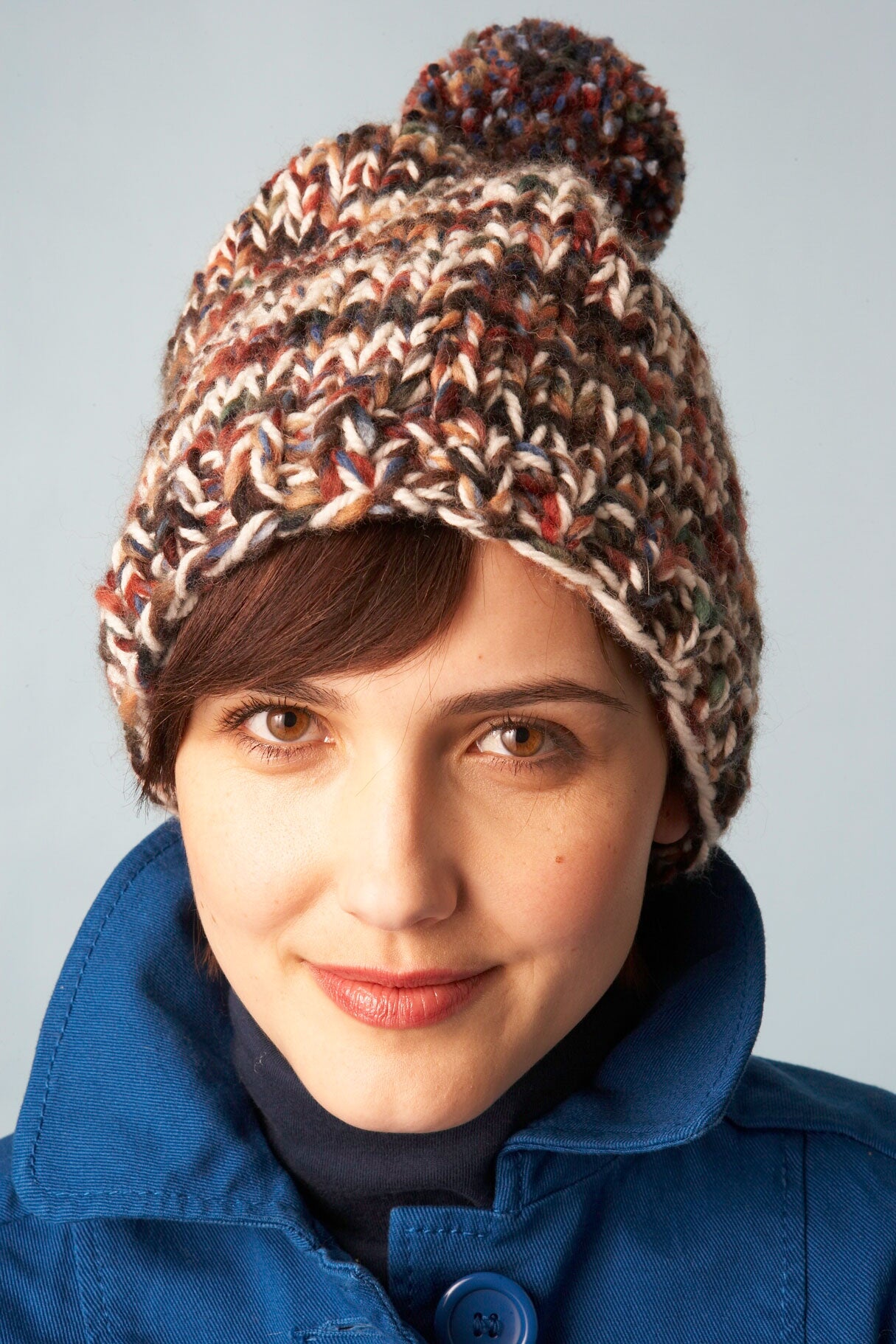 Rectangle Hat Pattern (Knit) Version 2 Lion Brand Yarn