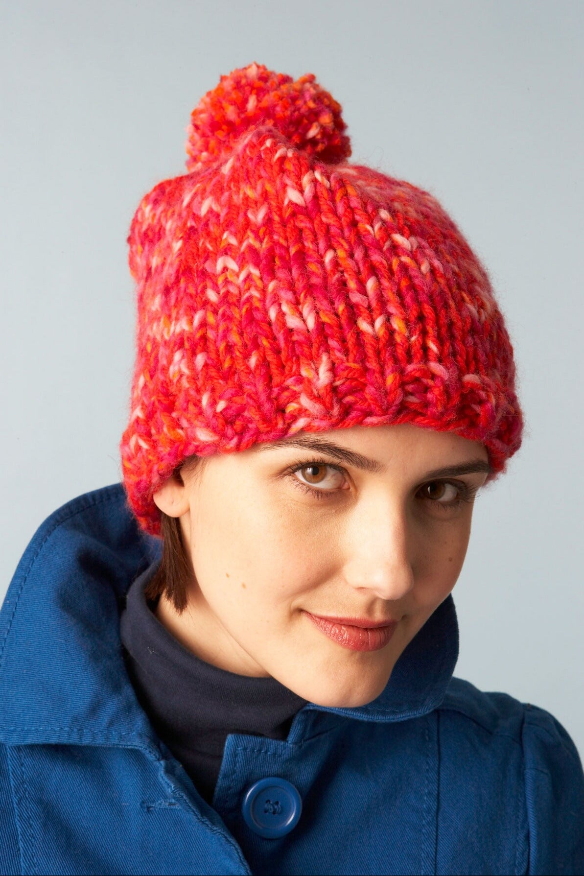 Rectangle Hat Pattern (Knit) Version 1 Lion Brand Yarn