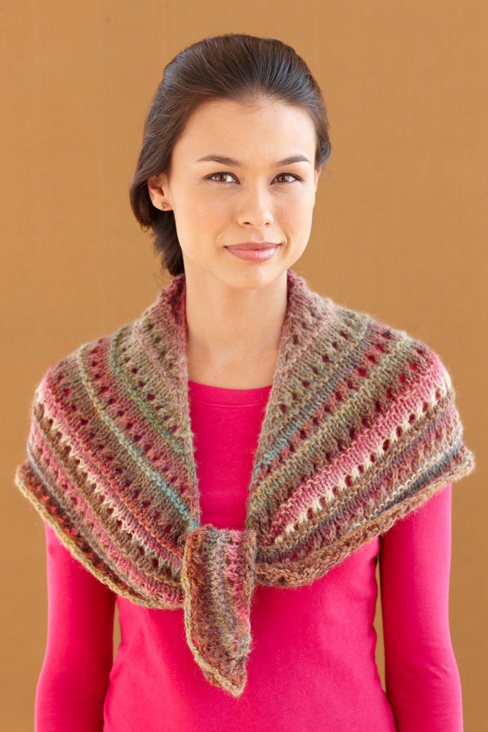 Rosy Glen Shawl Pattern (Knit) – Lion Brand Yarn