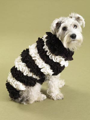 Ruffrageous Dog Sweater Pattern (Knit)