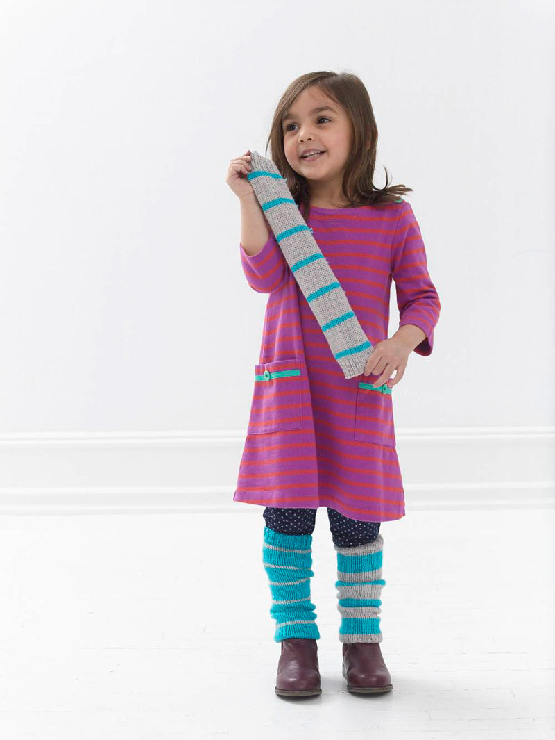 Sassy Stripes Leg Warmer Trio Pattern (Knit) – Lion Brand Yarn