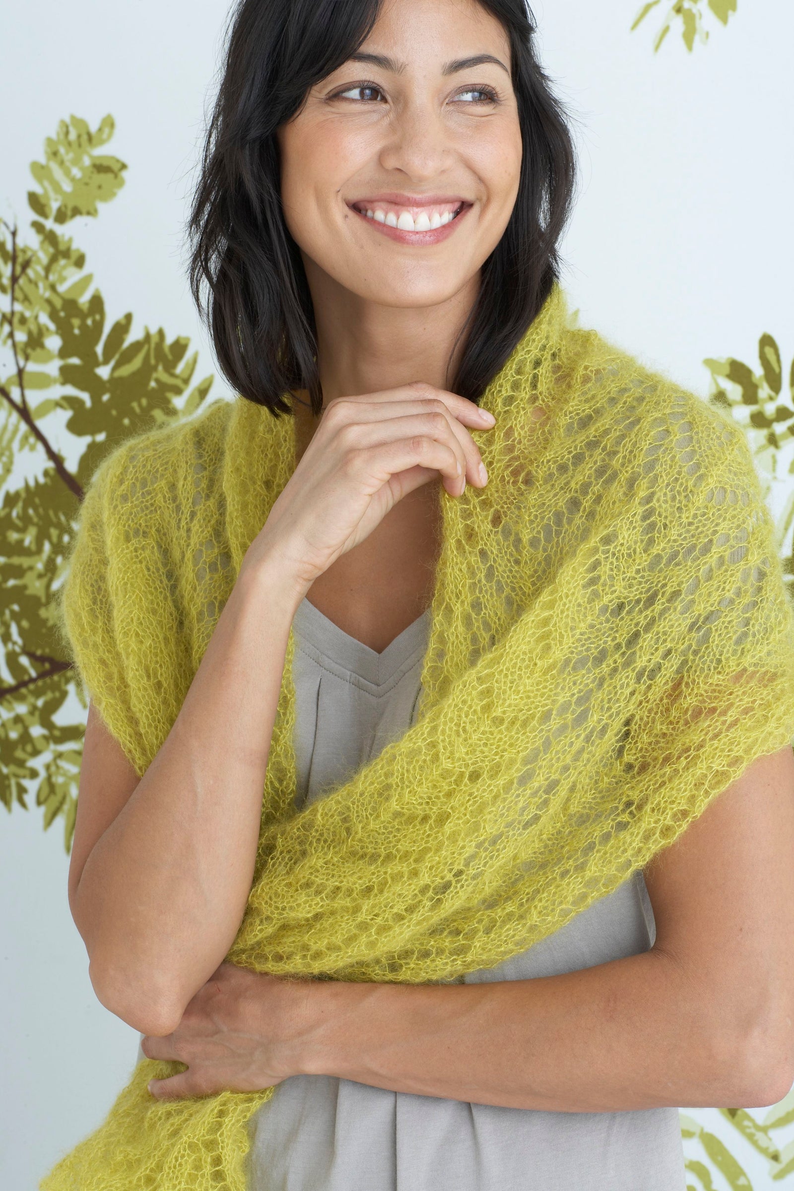 LOINO Knit×Woven PO CL　ENFOLD Crochet Kit - Swift Sweater – Lion Brand Yarn