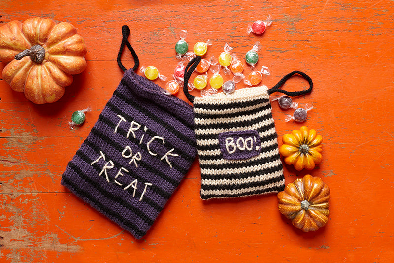 Scary Treat Bags Pattern (Knit)