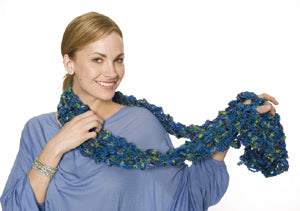 Sky Blue Scarf Pattern (Knit)