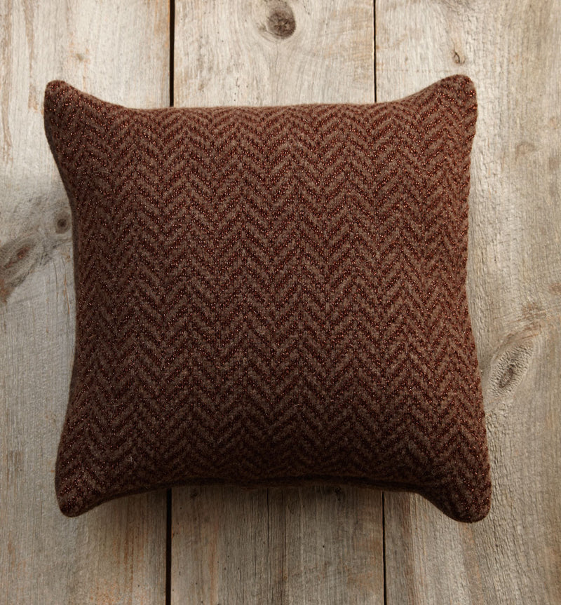 Small Chevron Felted Pillow Pattern (Knit)