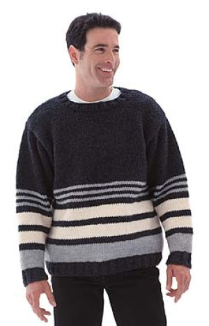 Striped Pullover Sweater (Knit)