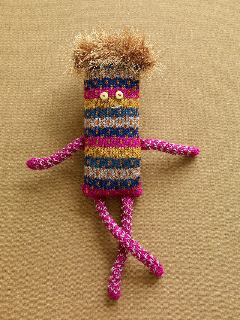 Striped Sally Doll Pattern (Knit)