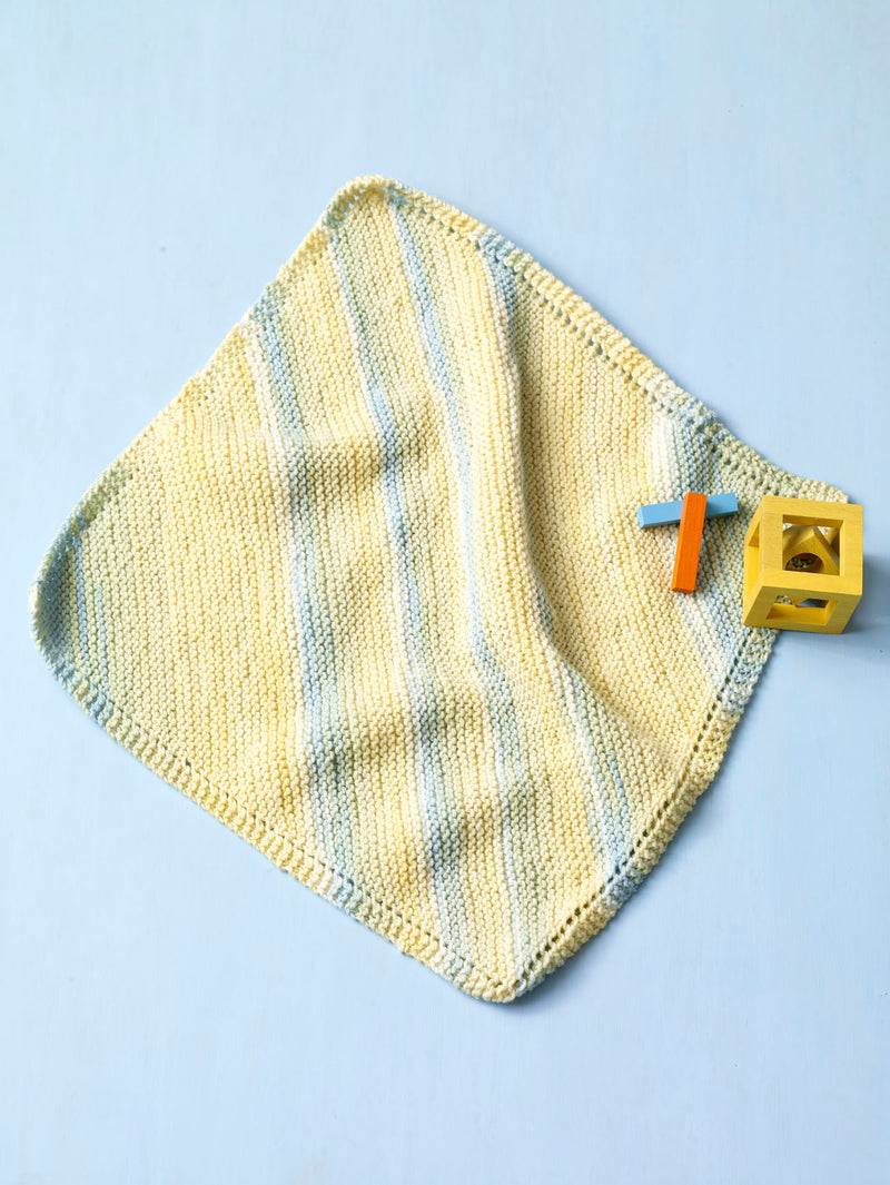 Sunny Diagonal Blankie Pattern (Knit) - Version 1