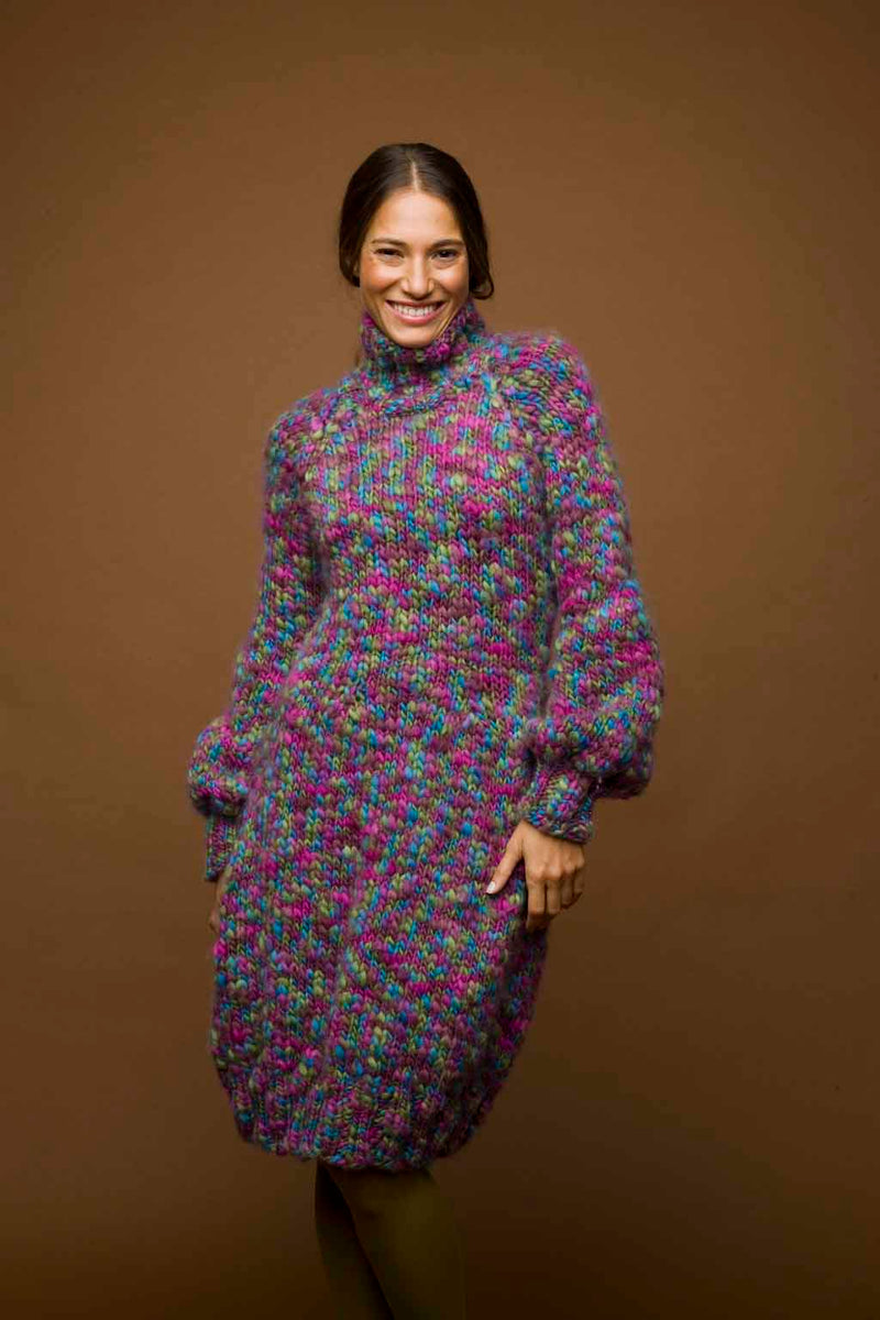 Sweater Dress (Knit) Lion Brand Yarn Sweater Dress (Knit) Lion Brand Yarn