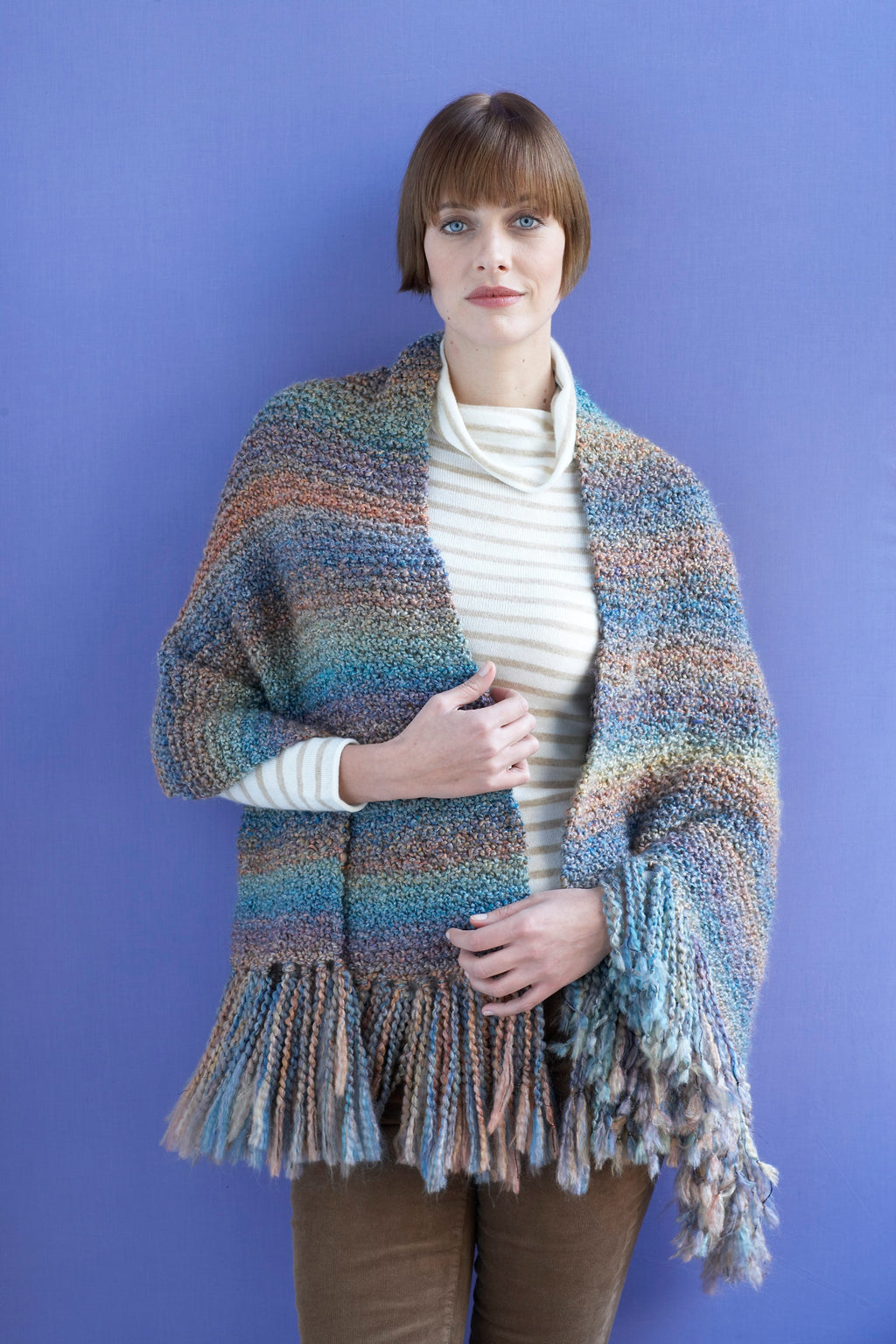 Tara Shawl (Knit) – Lion Brand Yarn