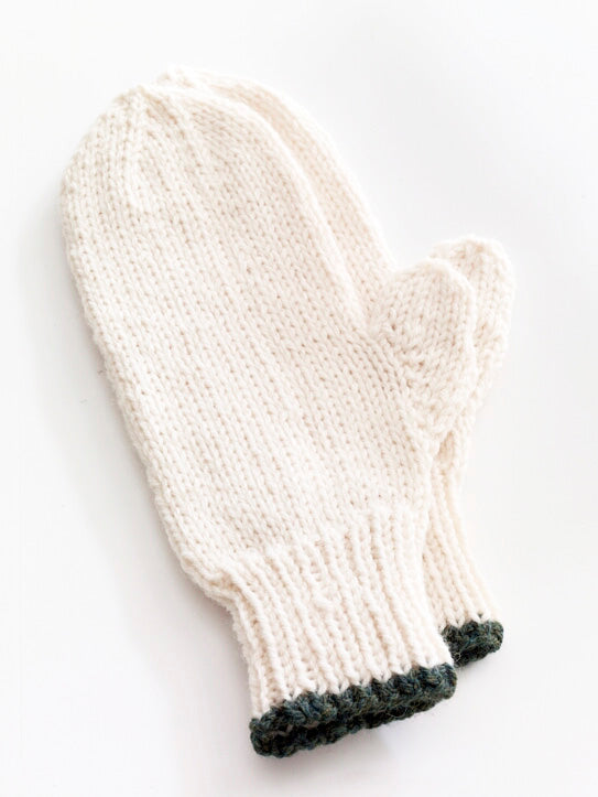Toasty Knitted Mittens Pattern - Version 1