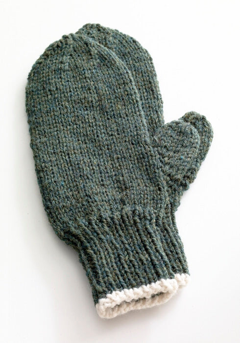 Toasty Knitted Mittens Pattern - Version 2