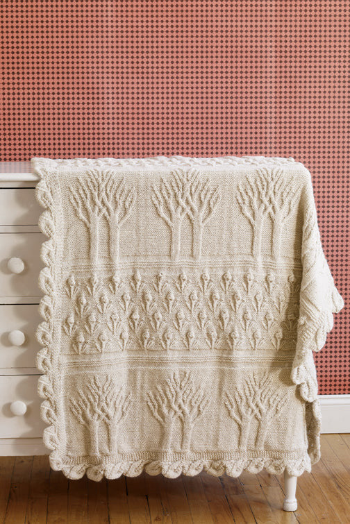 Tree of Life Afghan (Knit) Lion Brand Yarn