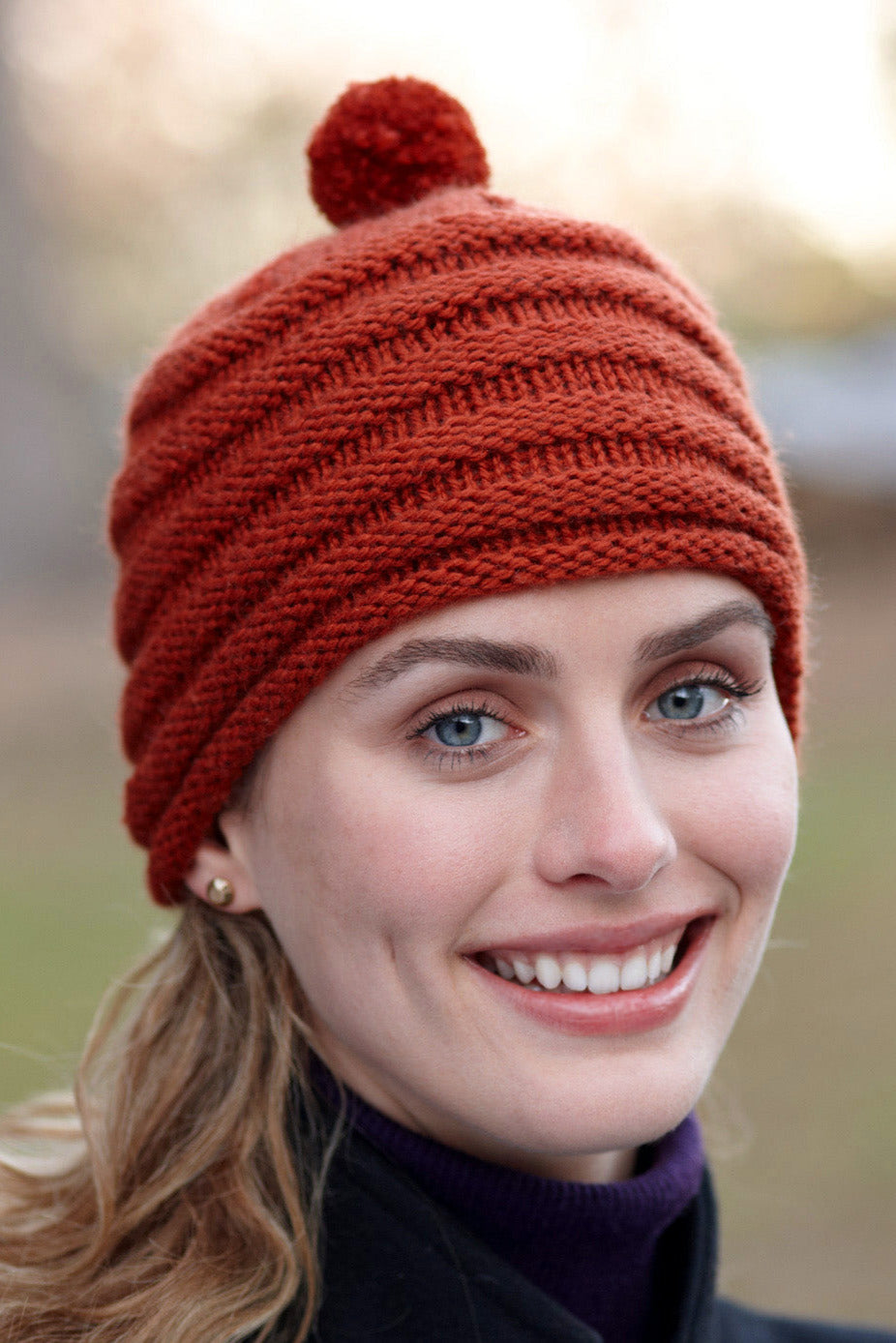 Two Ball Hat Pattern (Knit) Lion Brand Yarn