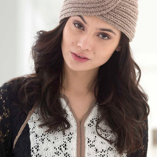 Vintage Glam Turban Pattern (Knit) – Lion Brand Yarn display picture 3