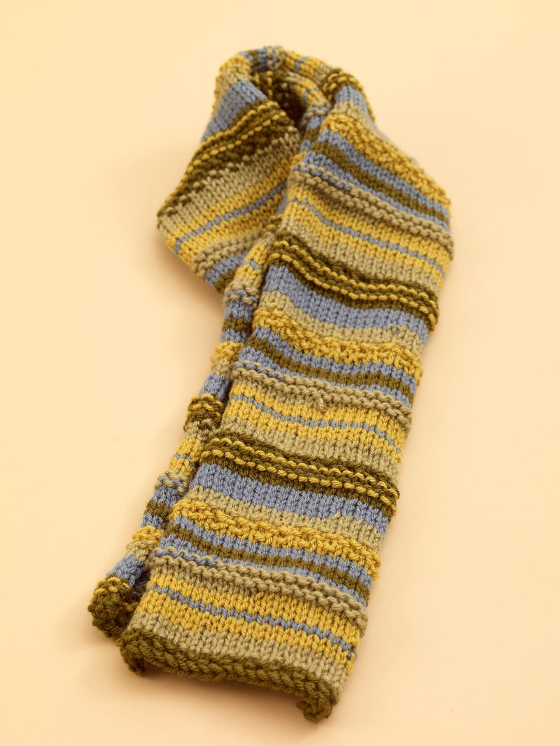 Wandering Stripe Scarf Pattern (Knit)