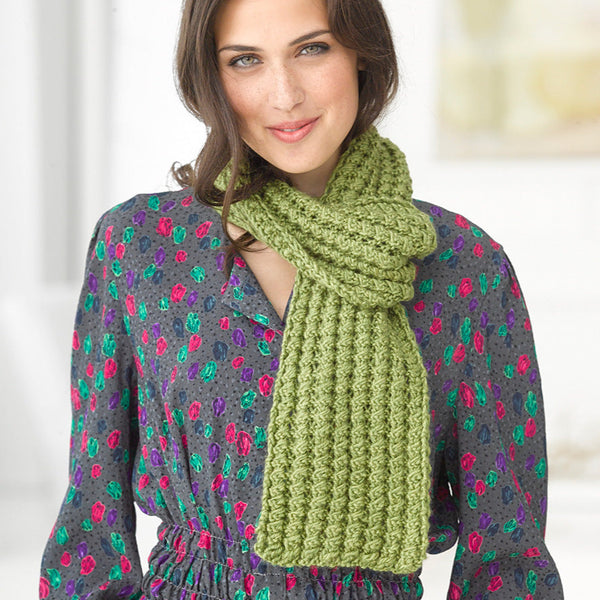 luijewelry knit scarf マフラー Warm Thoughts Scarf (Knit) – Lion Brand Yarn