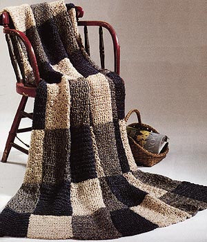 Warm Up America Afghan Pattern (Knit)