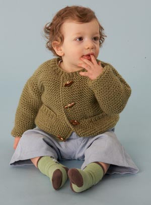 Wee Pocketed Cardigan Pattern (Knit)