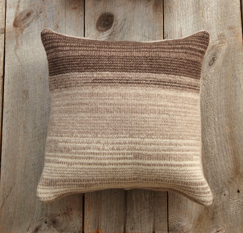 Ommbre Stripe Pillow (Knit)