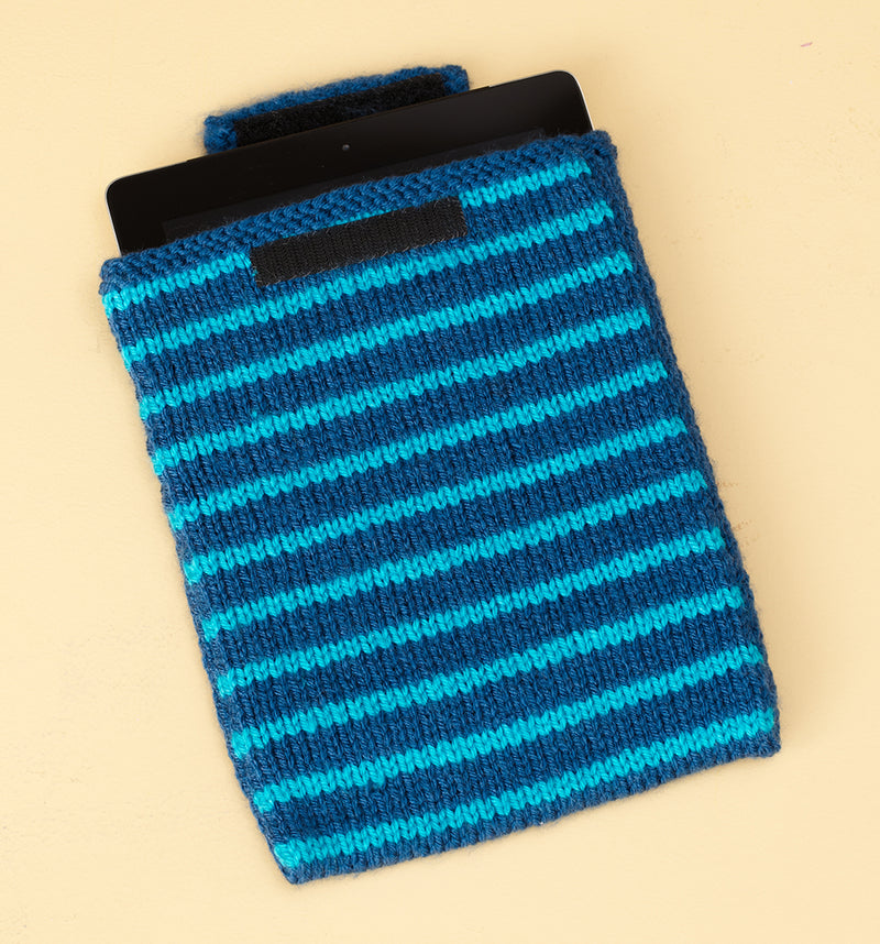 Striped iPad Cover (Knit)