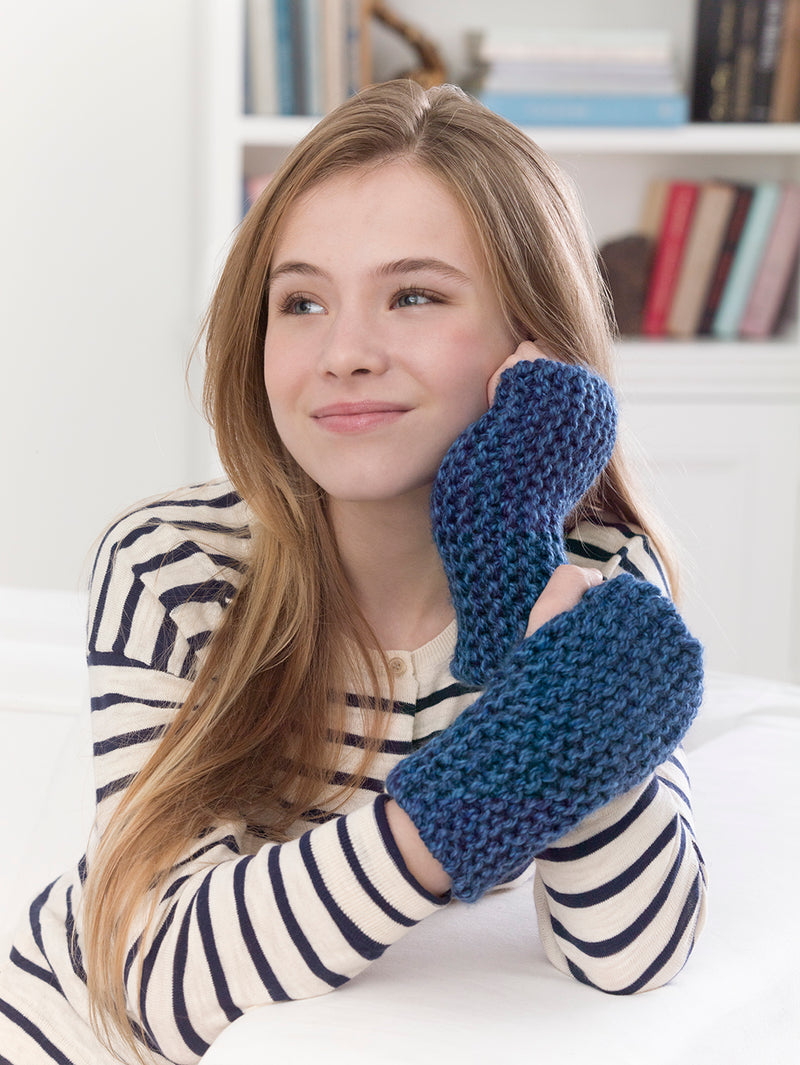 Garter Stitch Wristers (Knit)