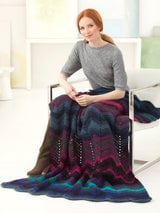 Jewel Ripple Afghan (Crochet) thumbnail