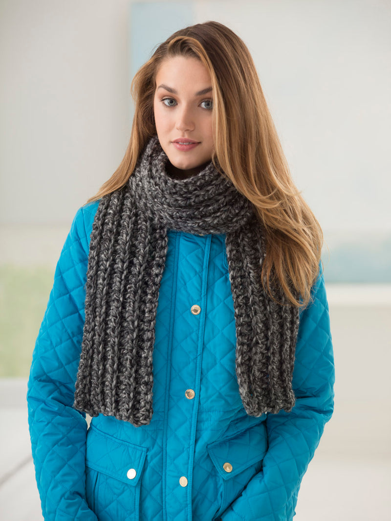 Lion Brand Yarn - Scarfie isn't just for scarves! You can use it to crochet  this super cozy pullover sweater 😍 Free pattern here >   Yarn hook needles