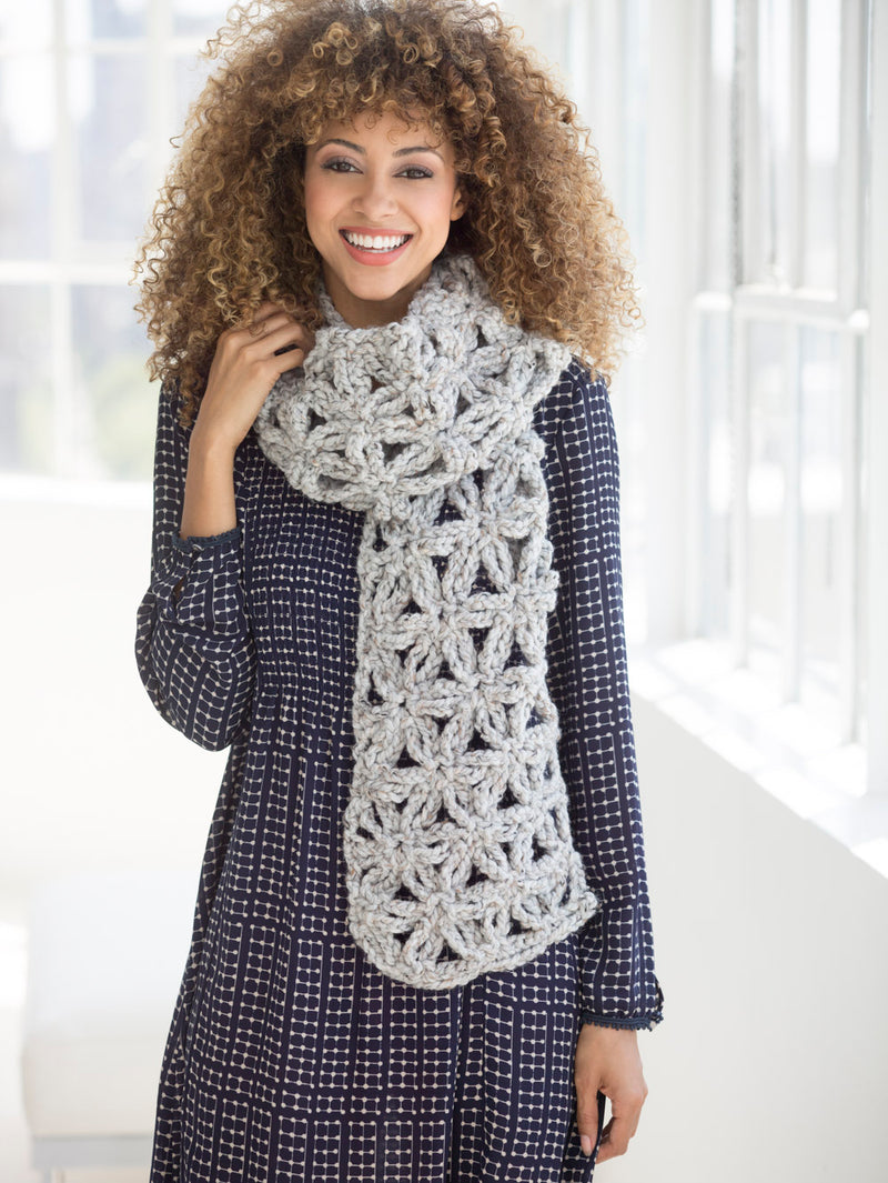 Daisy Chain Scarf (Crochet)