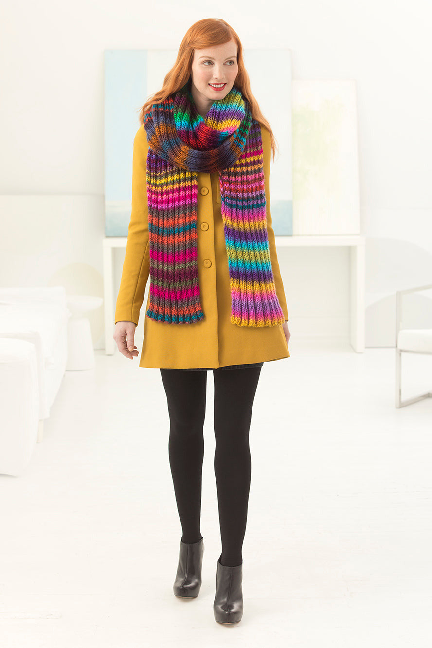 Vesta Super Scarf (Knit) – Lion Brand Yarn