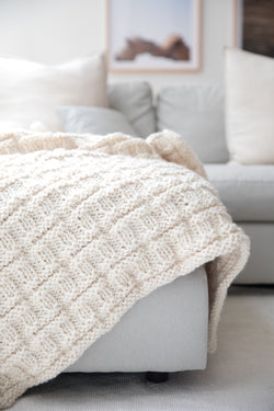 Textured Afghan (Knit)